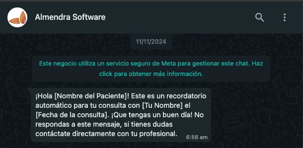 El mensaje que recibe tu paciente